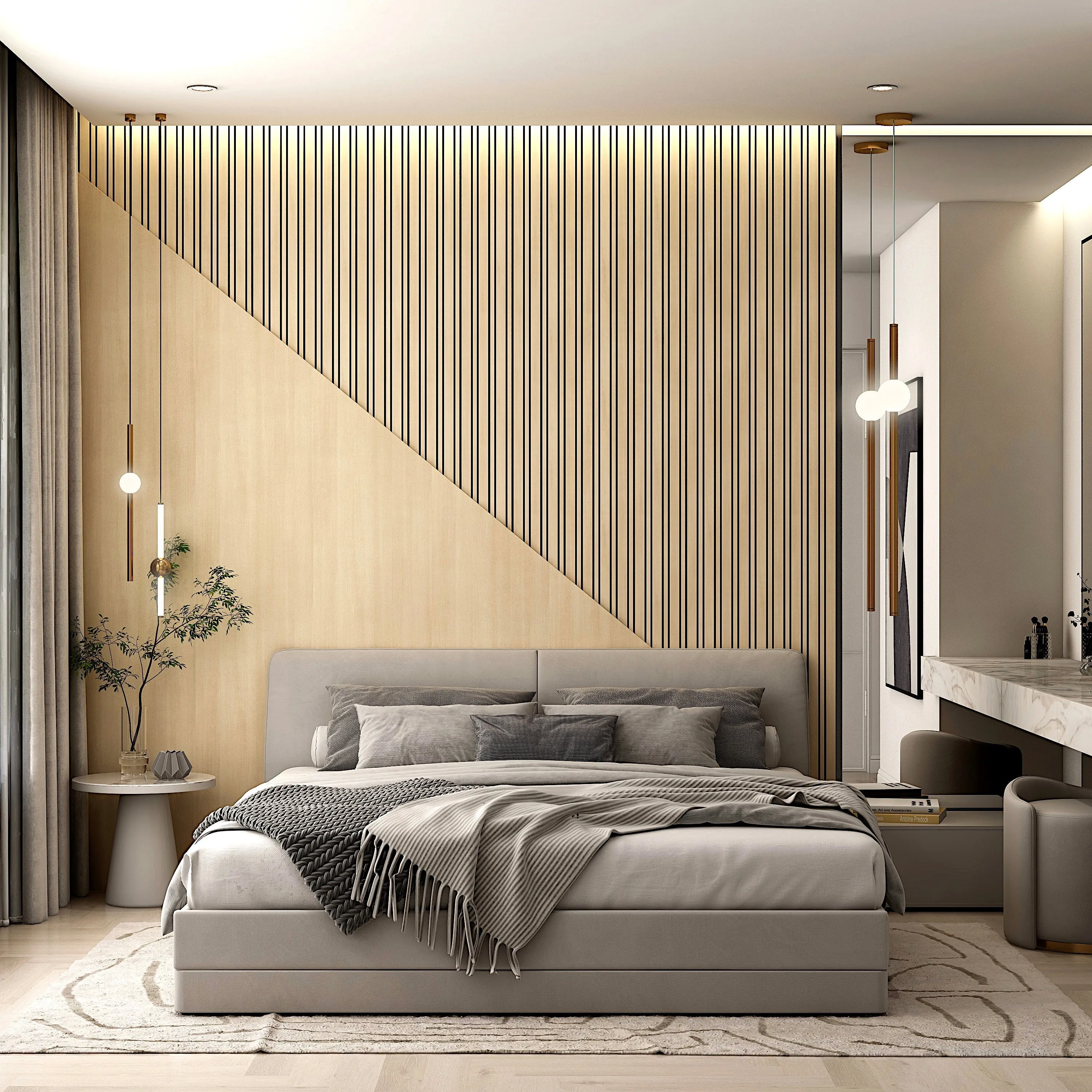 Acoustic SlimWide Slat Panel