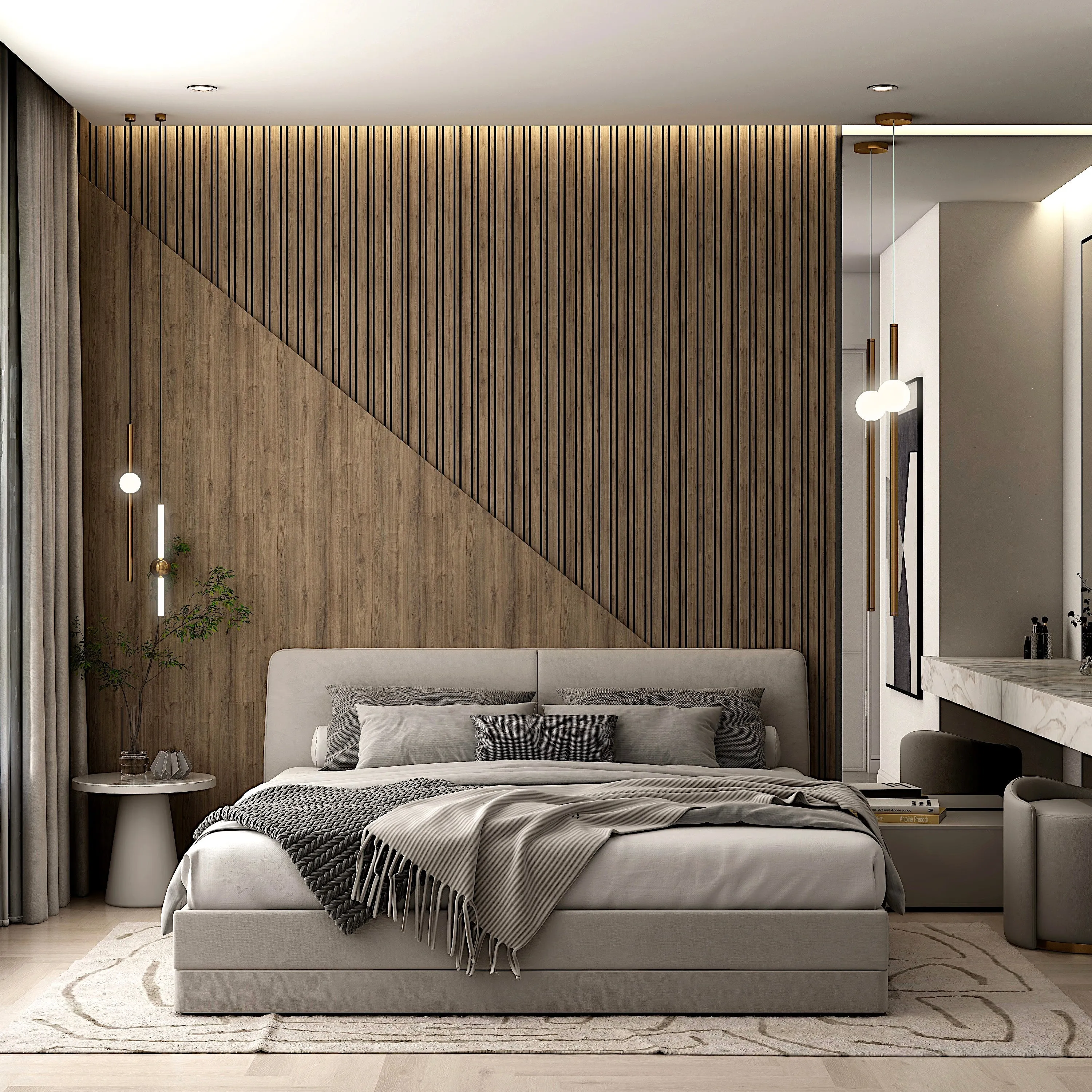 Acoustic SlimWide Slat Panel