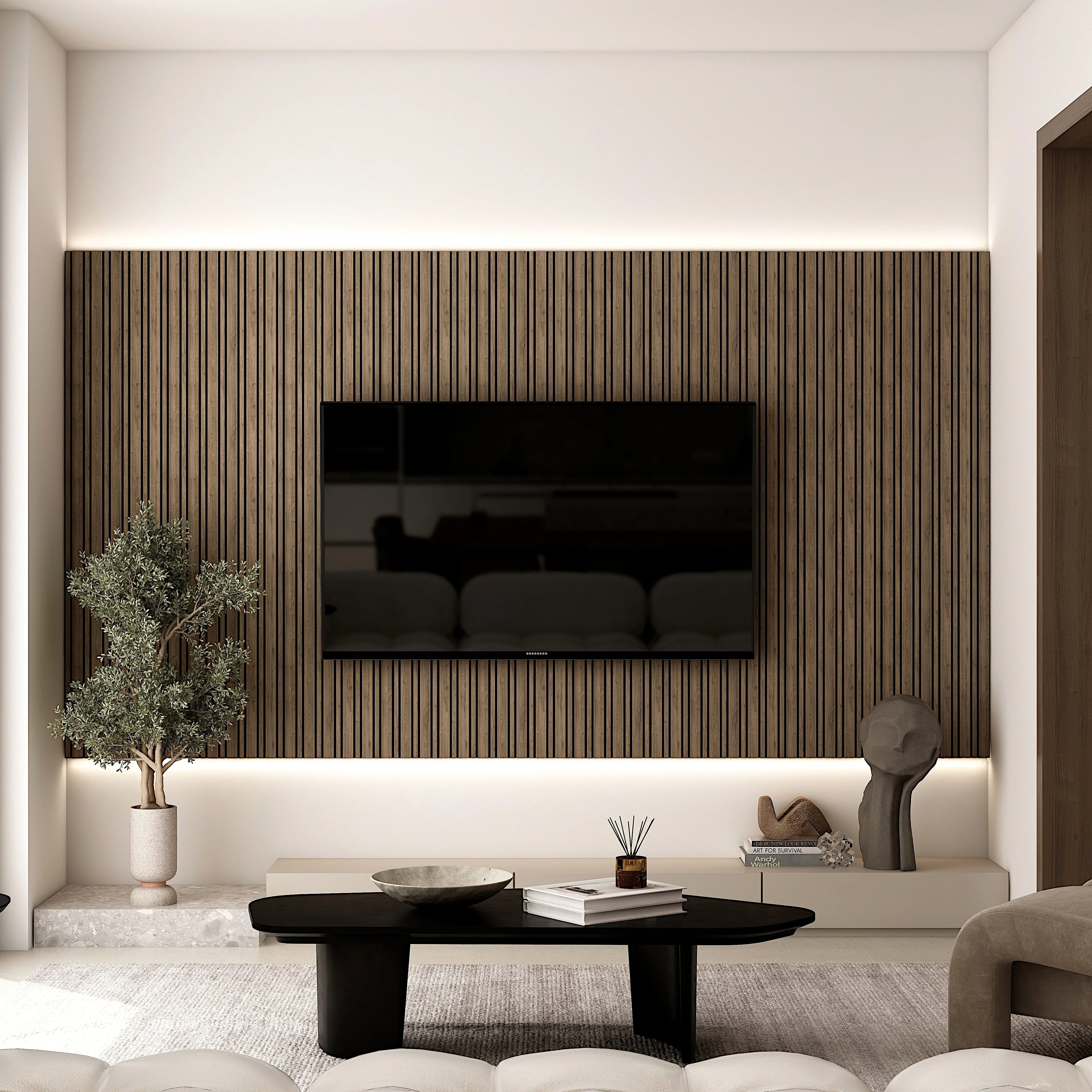 Acoustic SlimWide Slat Panel