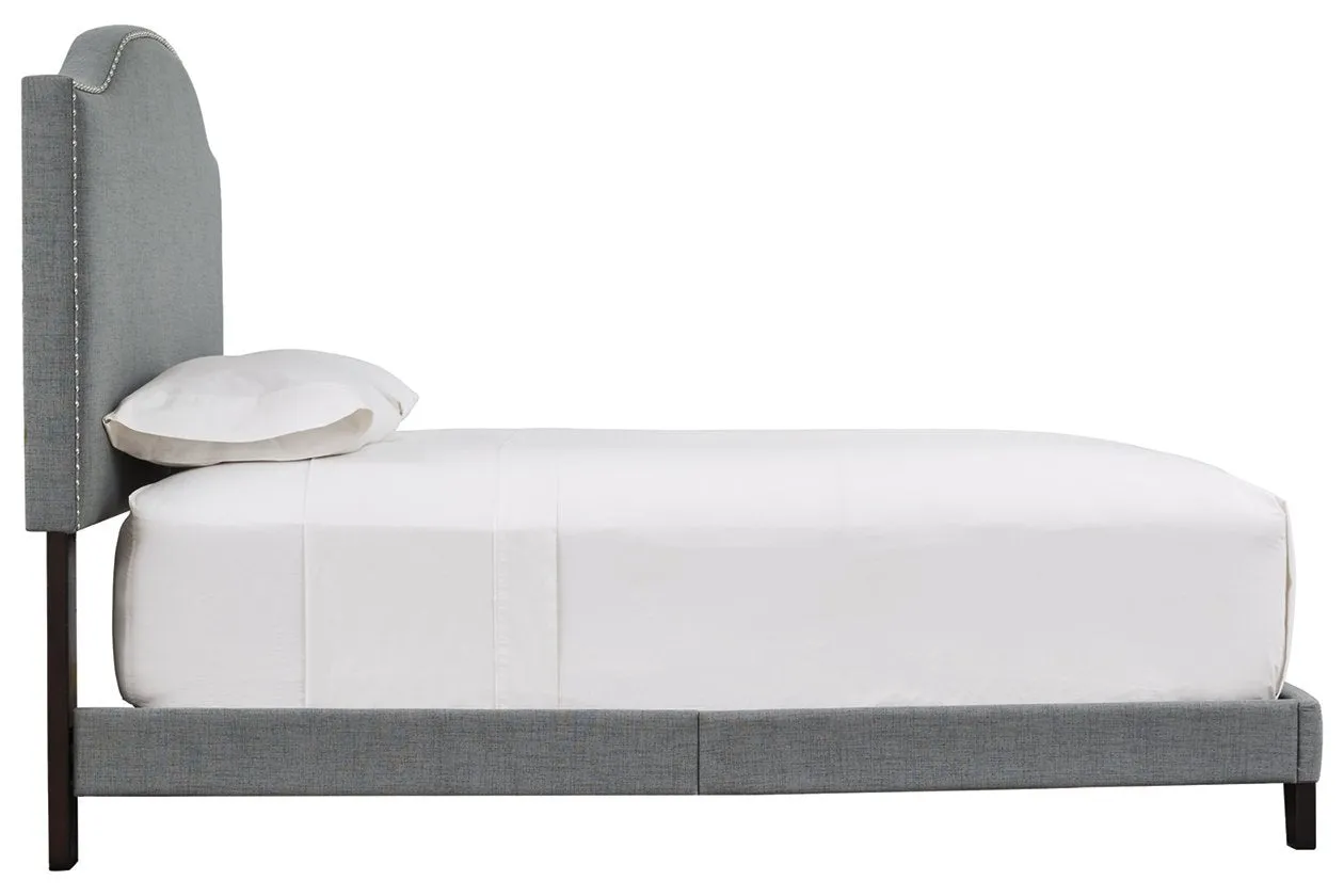 Adelloni Gray King Upholstered Bed