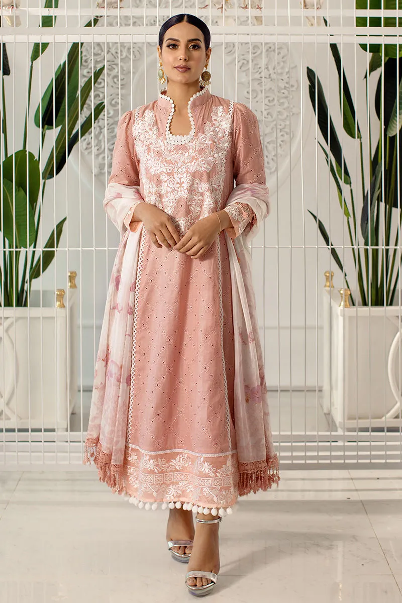 Ansab Jahangir Luxury Lawn Collection 2022 – Ochre