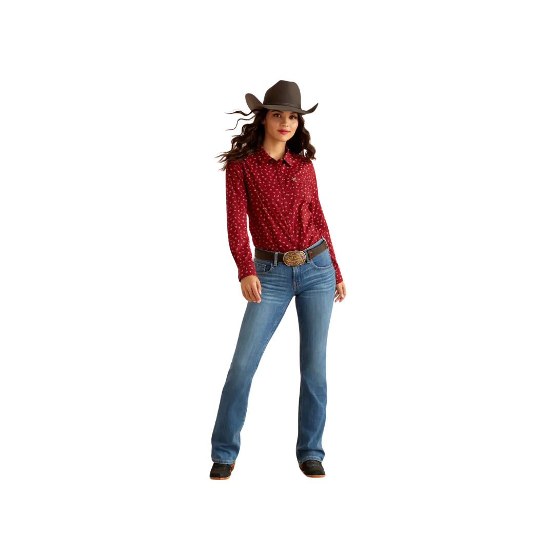 Ariat Women's Kirby Stretch Cattle Brand Shirt