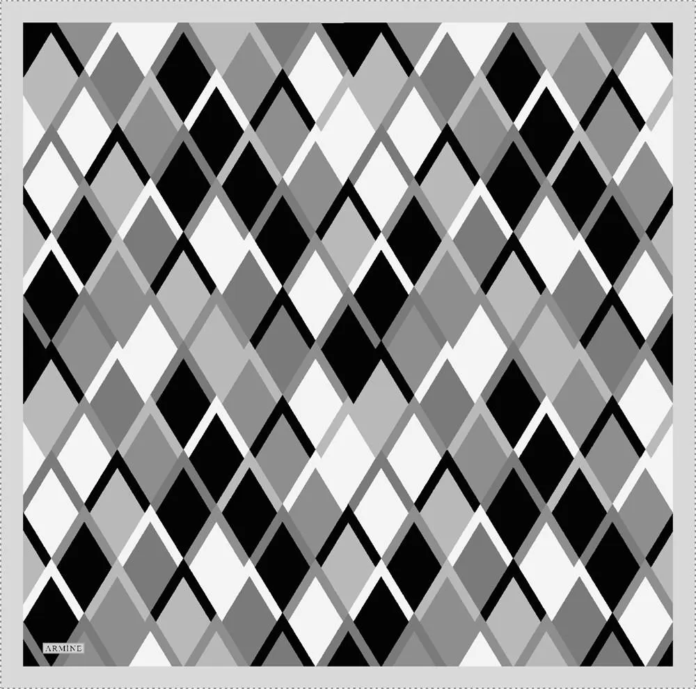 Armine Jazz Turkish Silk Scarf No. 8