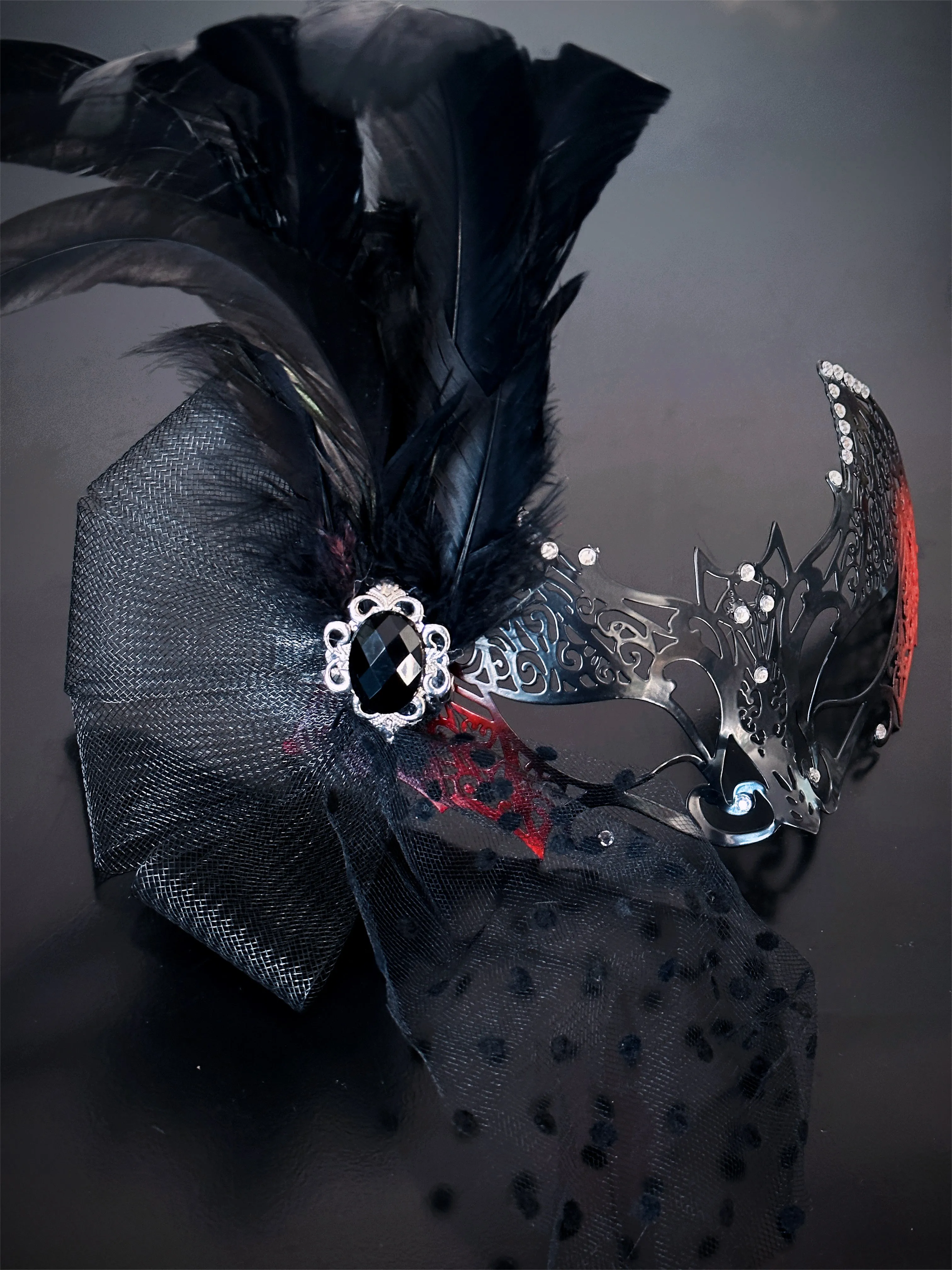 Bat Animal Mask - Feathers