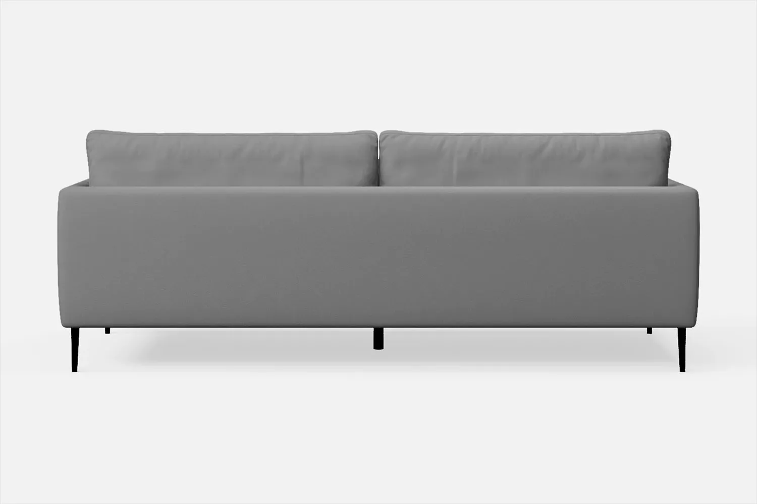 Bisceglie 3 Seater Sofa Grey Leather