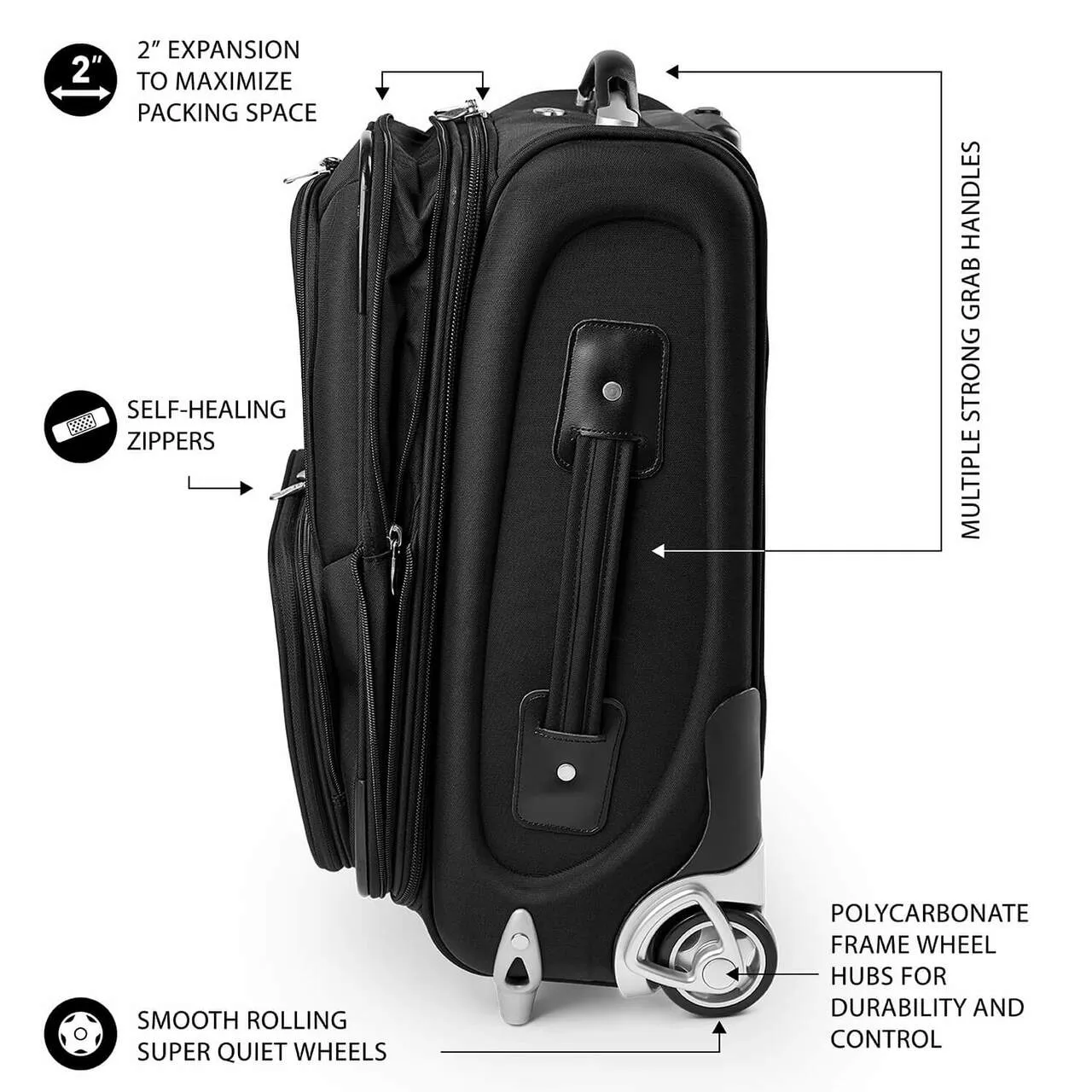 Blue Demons Carry On Luggage | Depaul Blue Demons Rolling Carry On Luggage