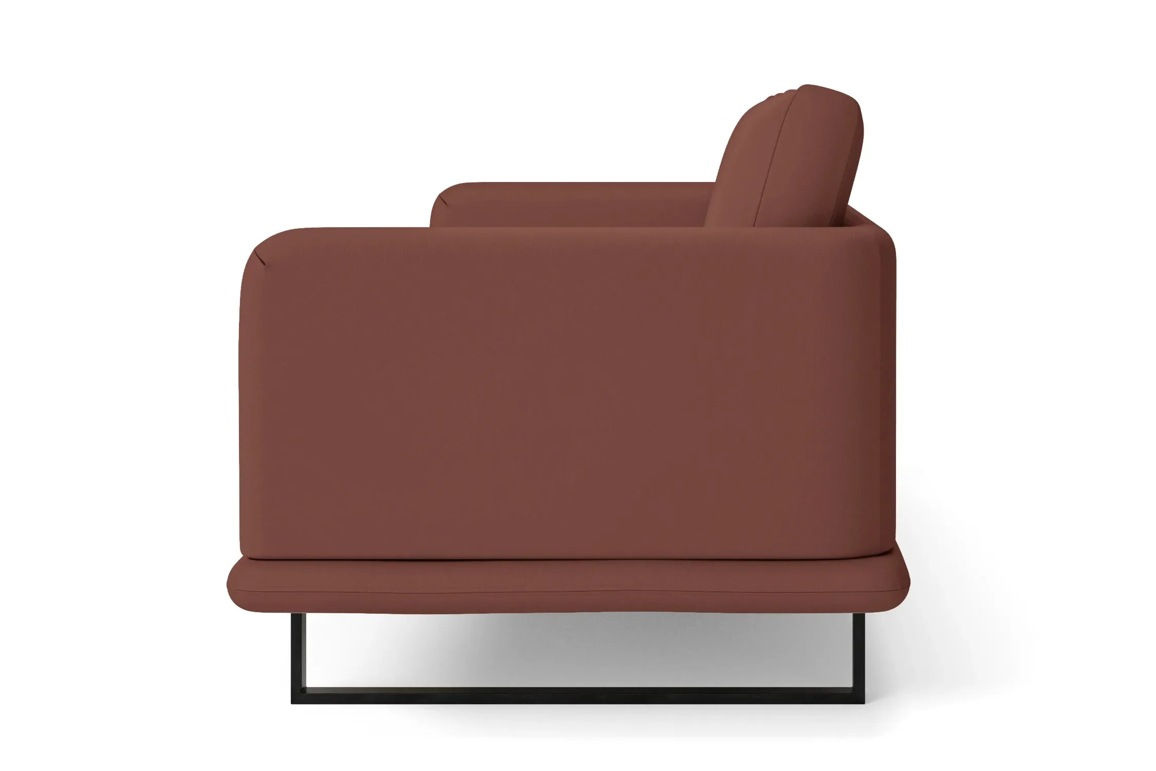 Calabria 3 Seater Sofa Mauve Leather