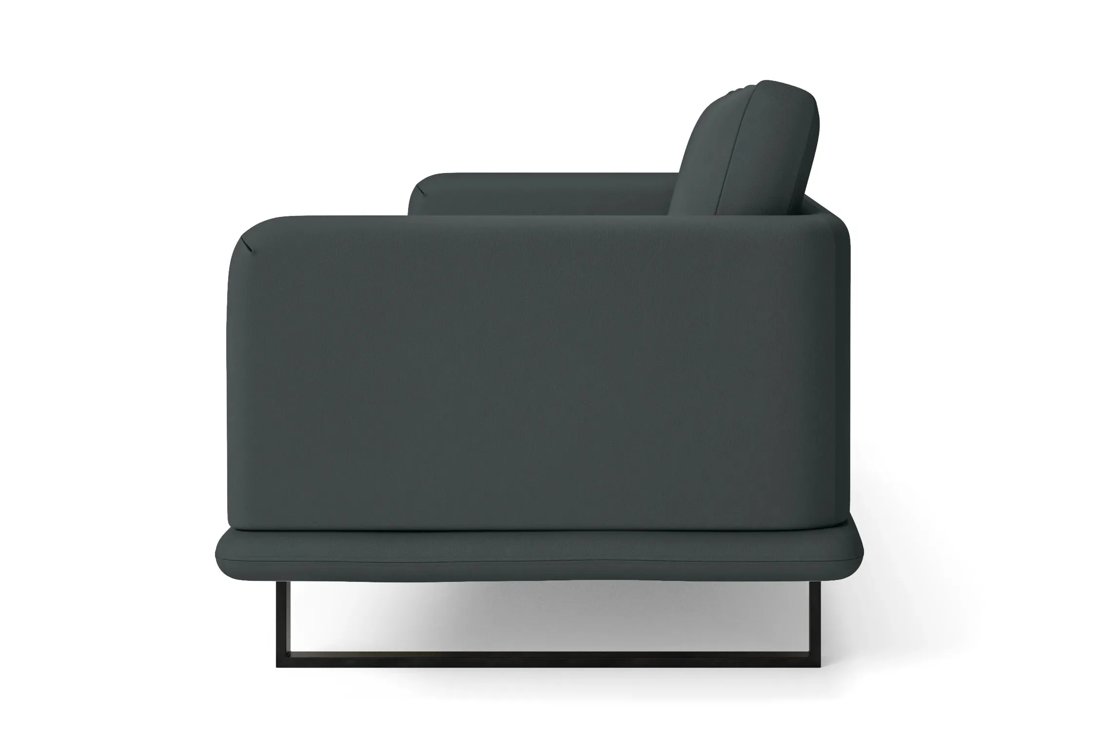 Calabria Armchair Slate Leather