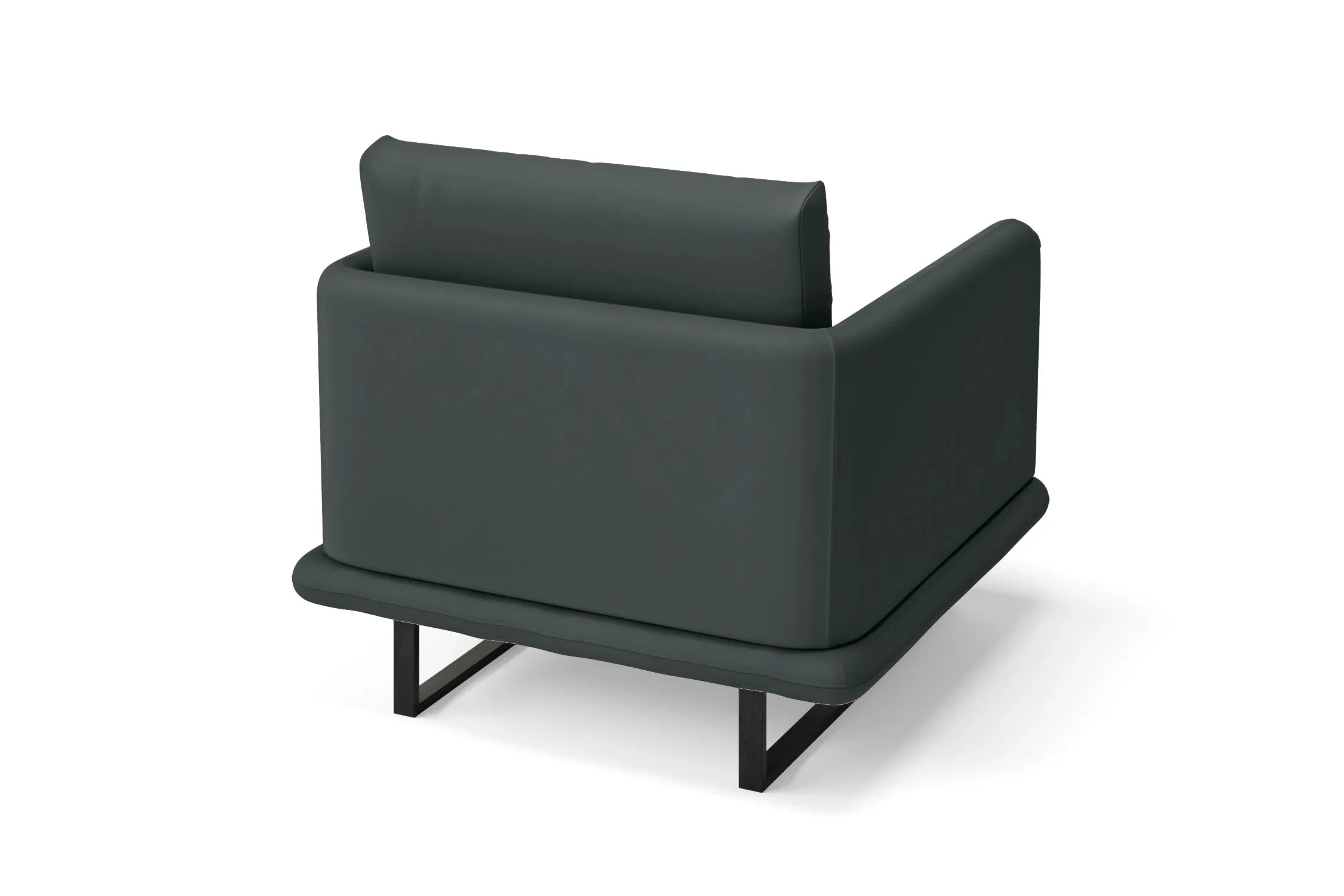 Calabria Armchair Slate Leather