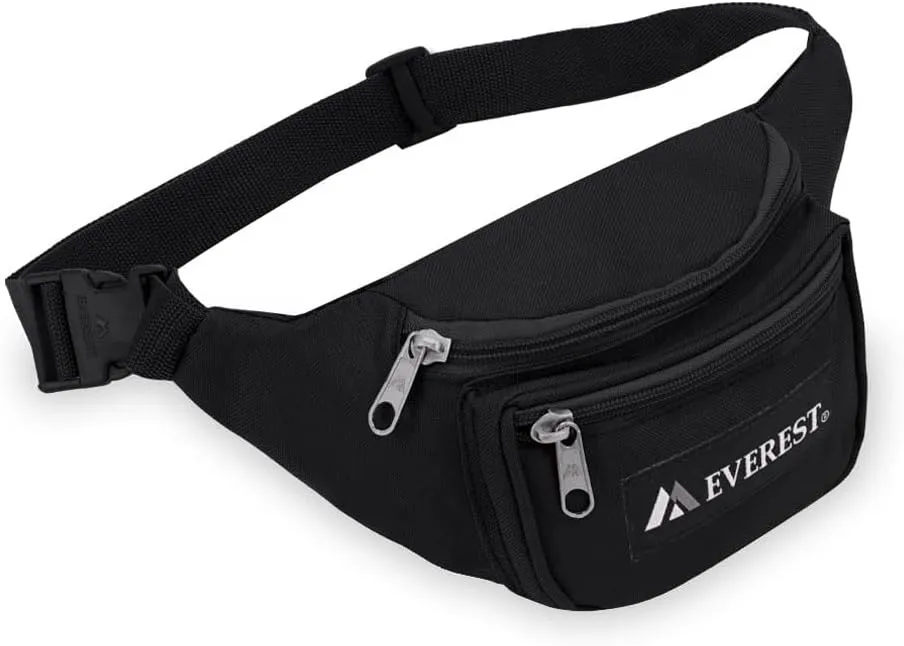 Everest Signature Waist Pack - Junior, Black, One Size