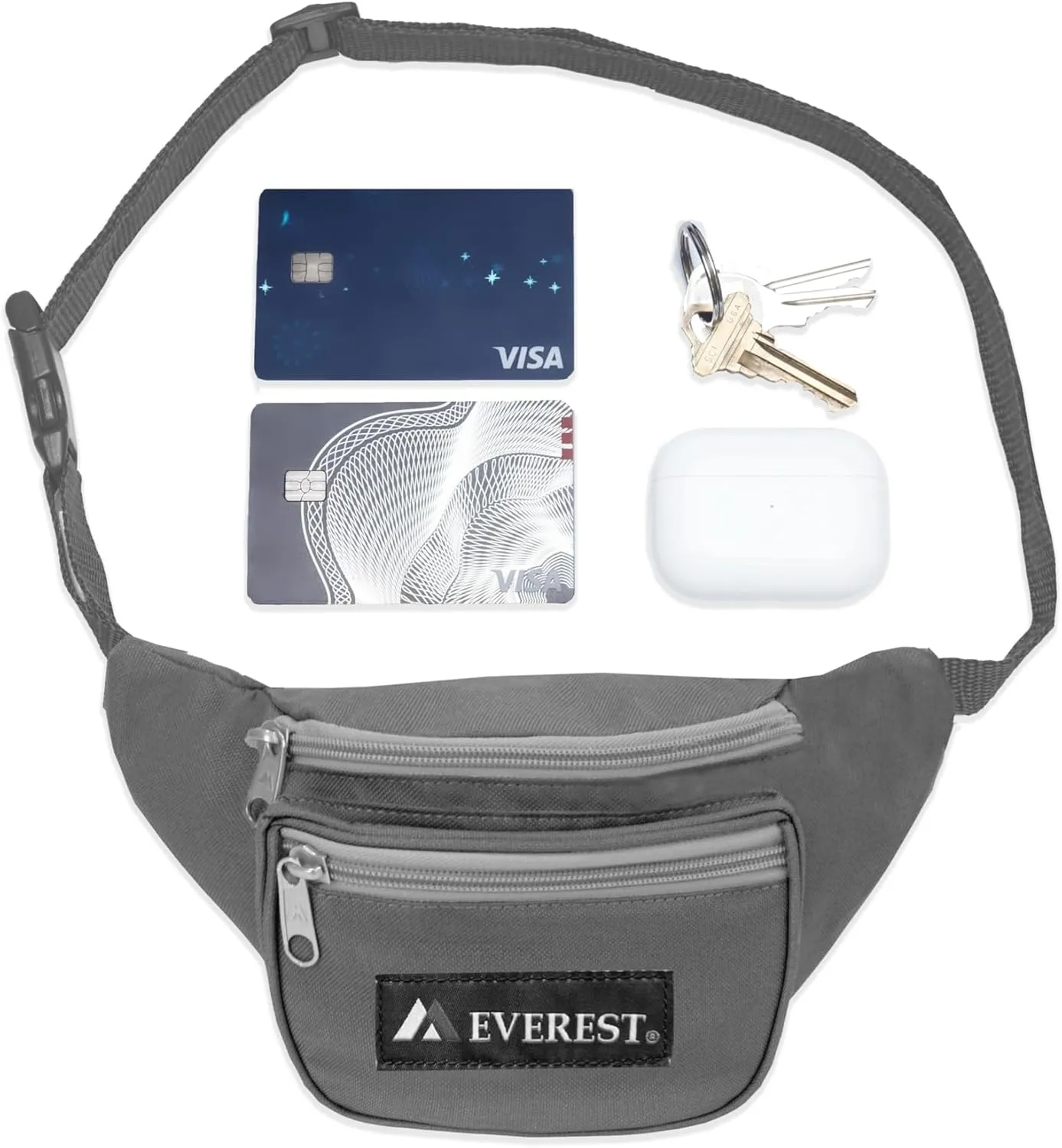 Everest Signature Waist Pack - Junior, Black, One Size