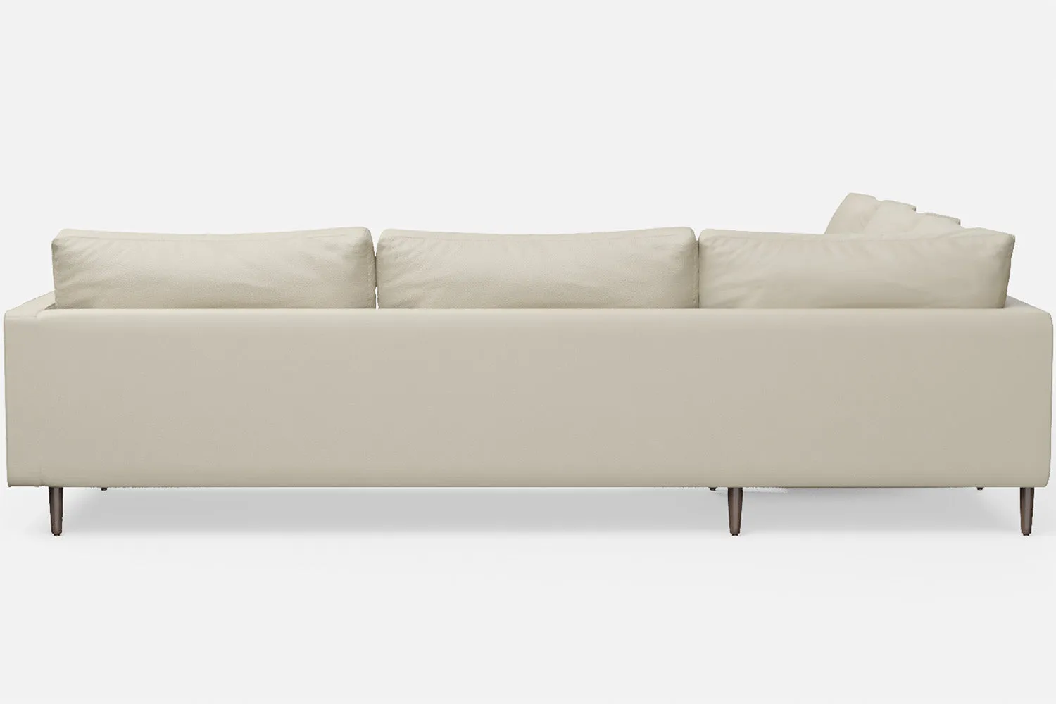 Gela 5 Seater Corner Sofa Cream Leather