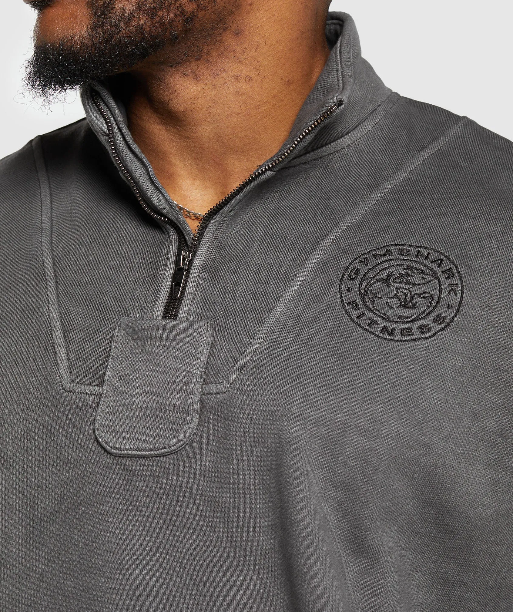 Gymshark Premium Legacy 1/4 Zip - Black