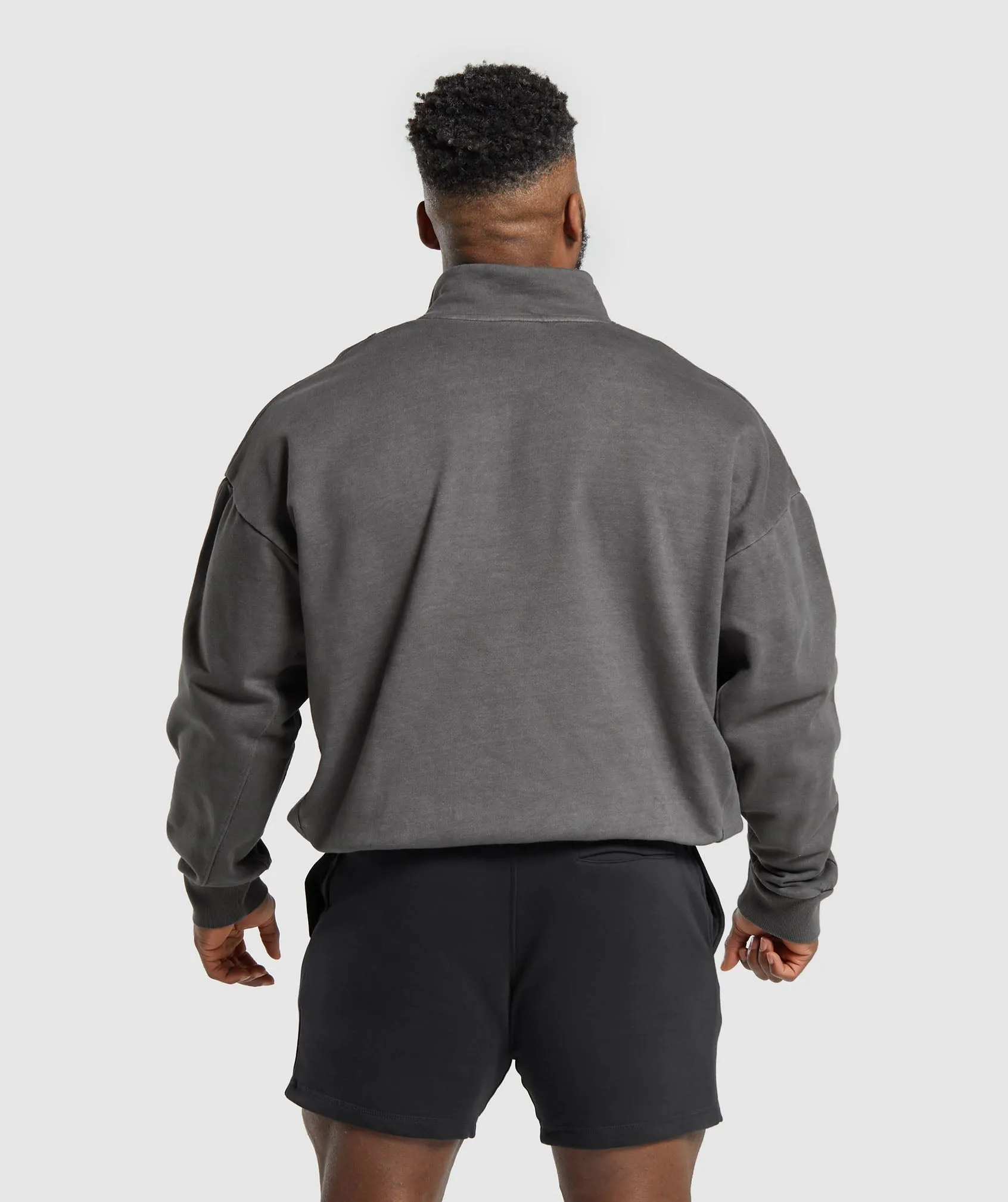 Gymshark Premium Legacy 1/4 Zip - Black
