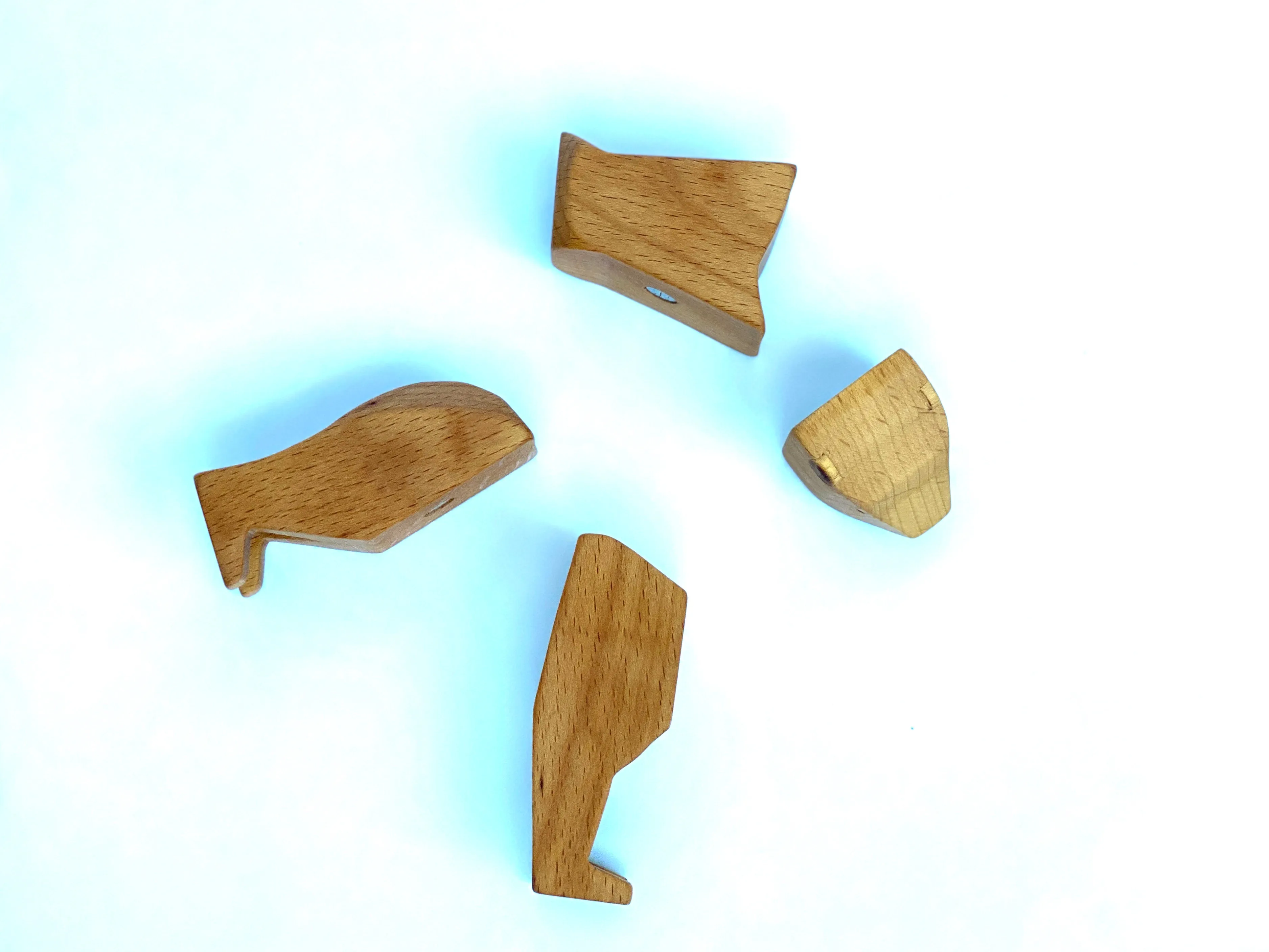 Handmade Wooden Bear Toy