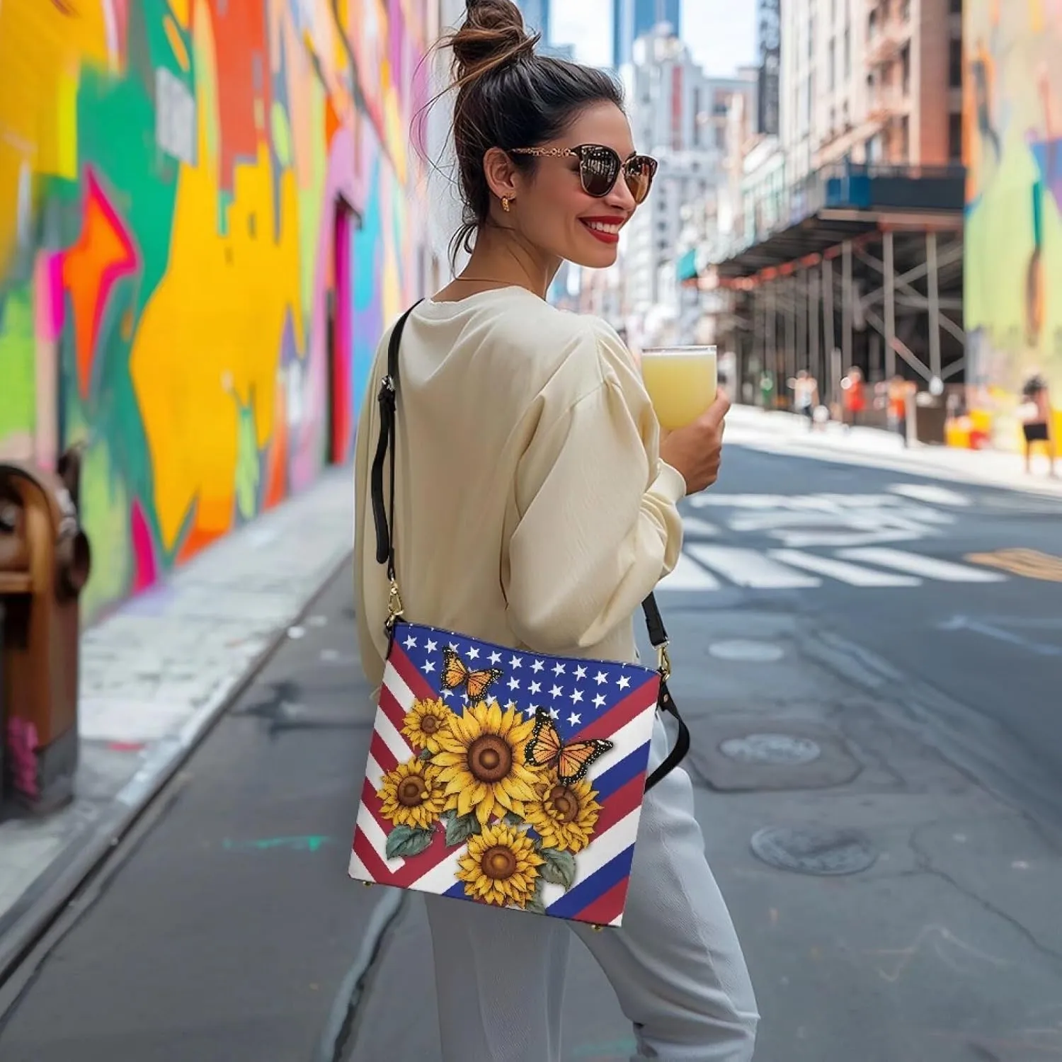 HUGS IDEA Women Bucket Bags Leather Purse Handbag Shoulder Bag for Ladies Purse Crossbody Wallet Bag