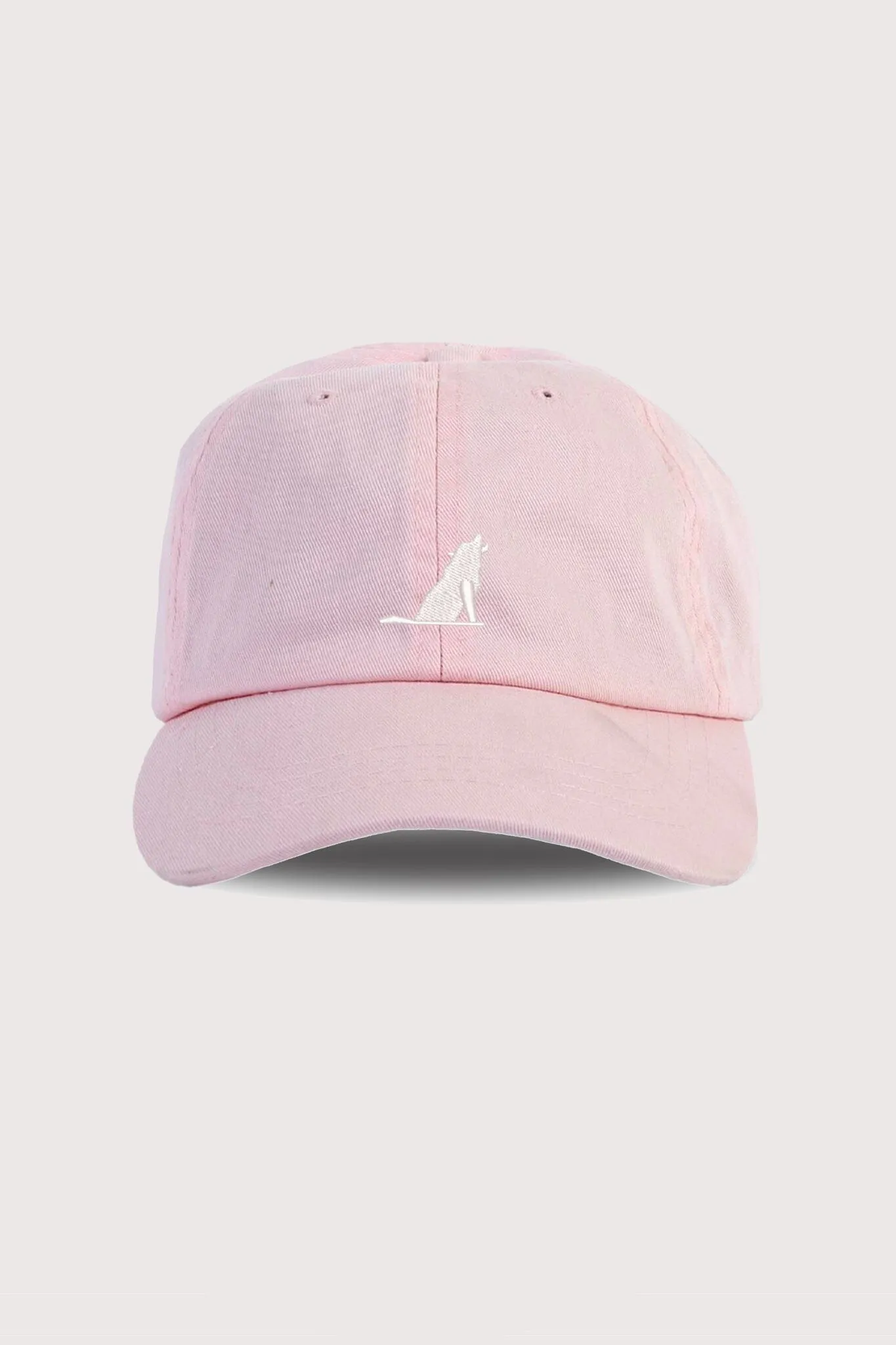 Illustrate Wolf Embroidered Dad Cap