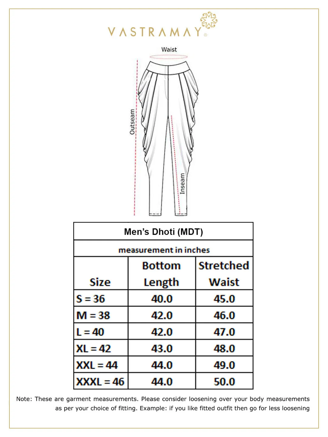 Jashvi Men's Cream Silk Blend Traditional Dhoti