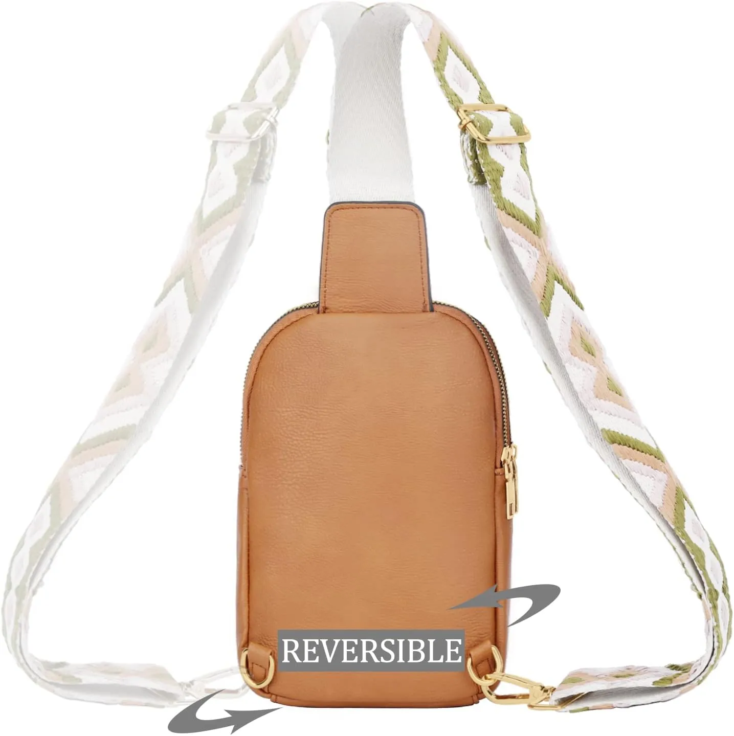 KKXIU Small Sling Bag for Women Crossbody Trendy Fanny Packs Vegan Leather Mini Cell Phone Teenage Purse