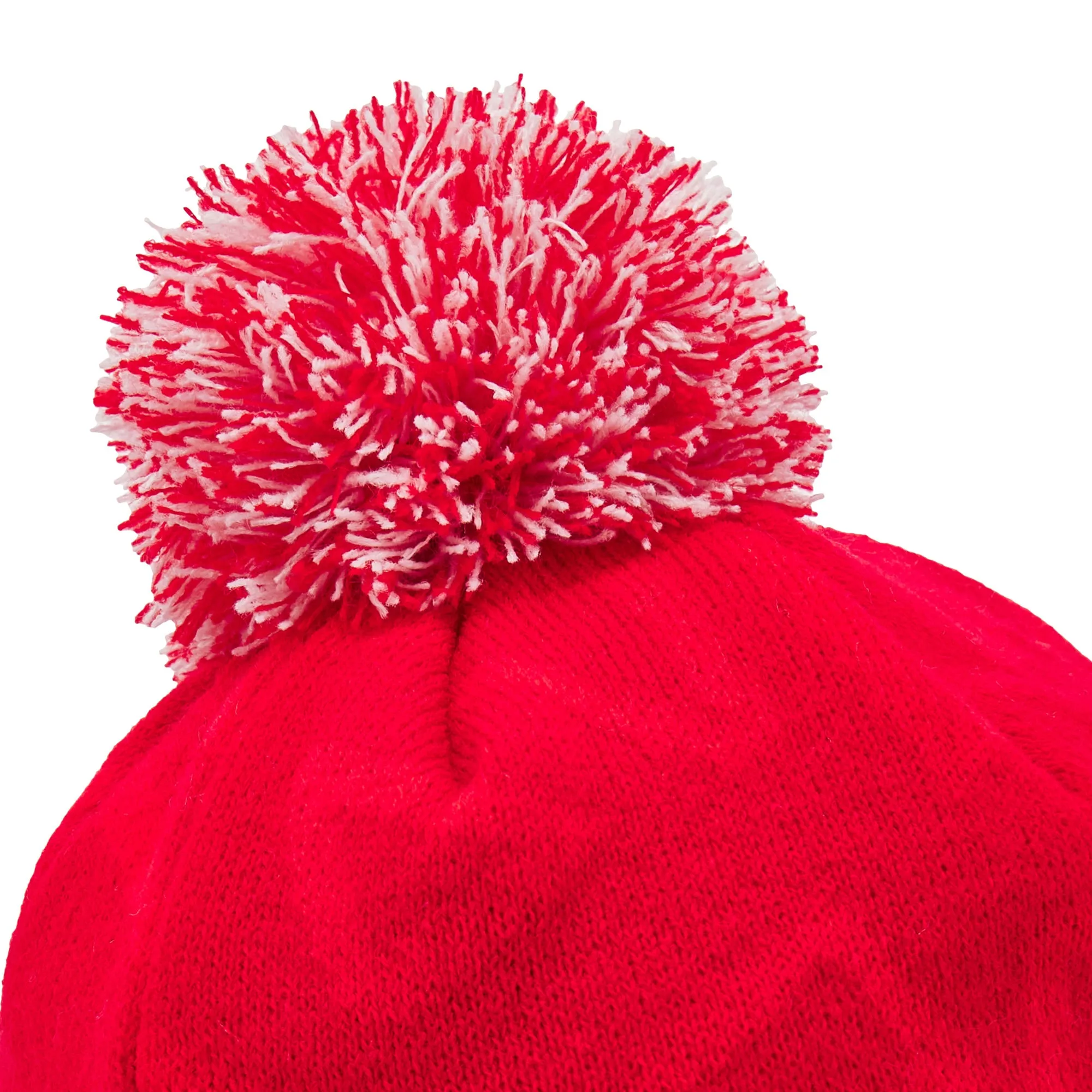 Macron Wales WRU 24/25 Red WALES Pom Pom Beanie