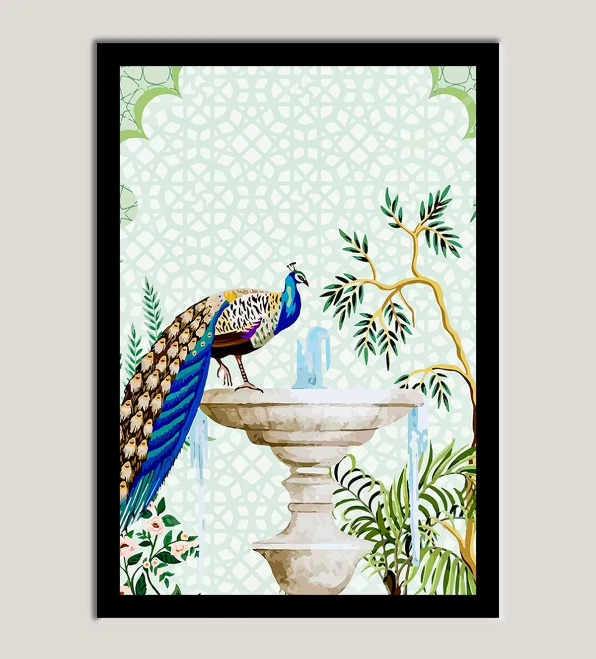 Majestic Grace: The Royal Peacock Haven