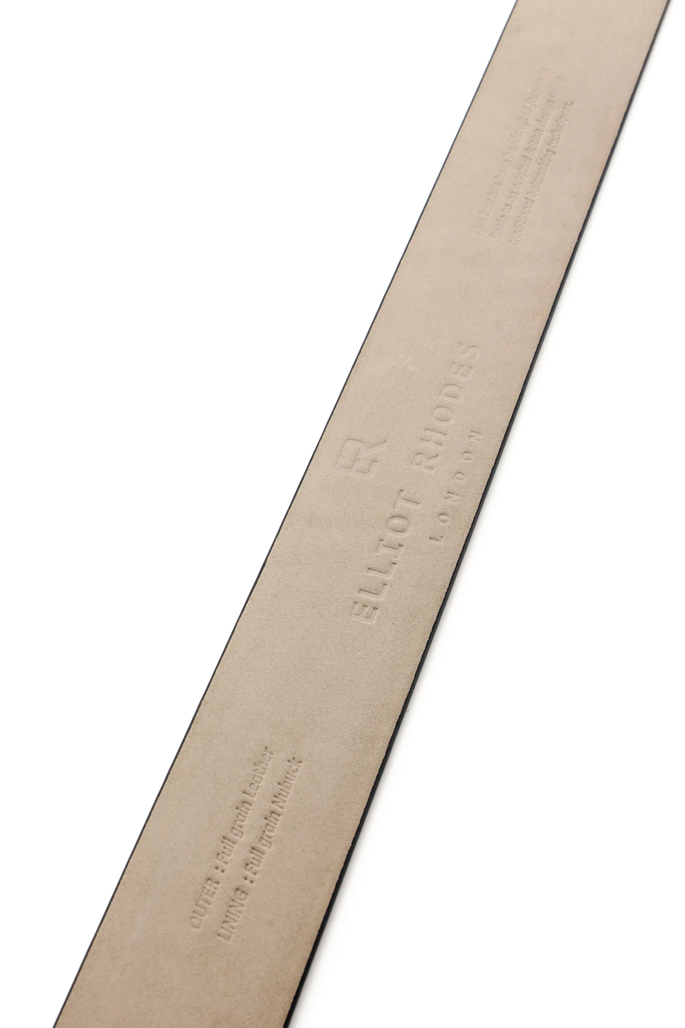 Mid Grey Lucertola Frame Prong Belt