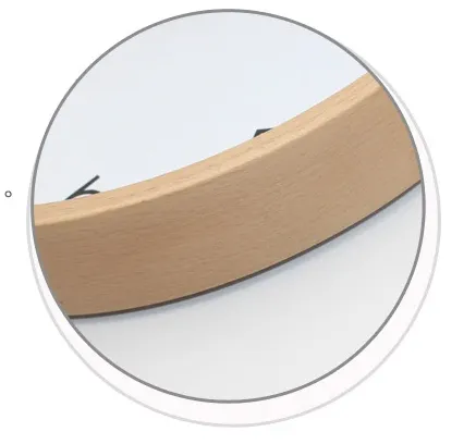 Modern Wooden Frame Wall Clock