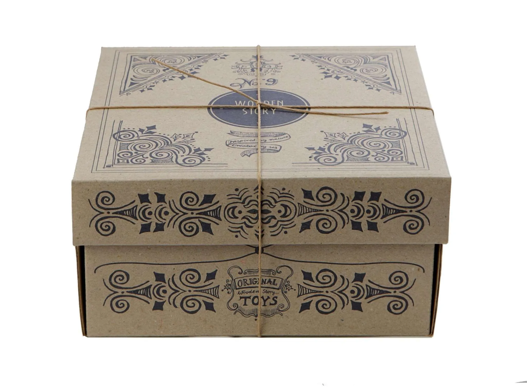 Natural Wooden Sorter Box