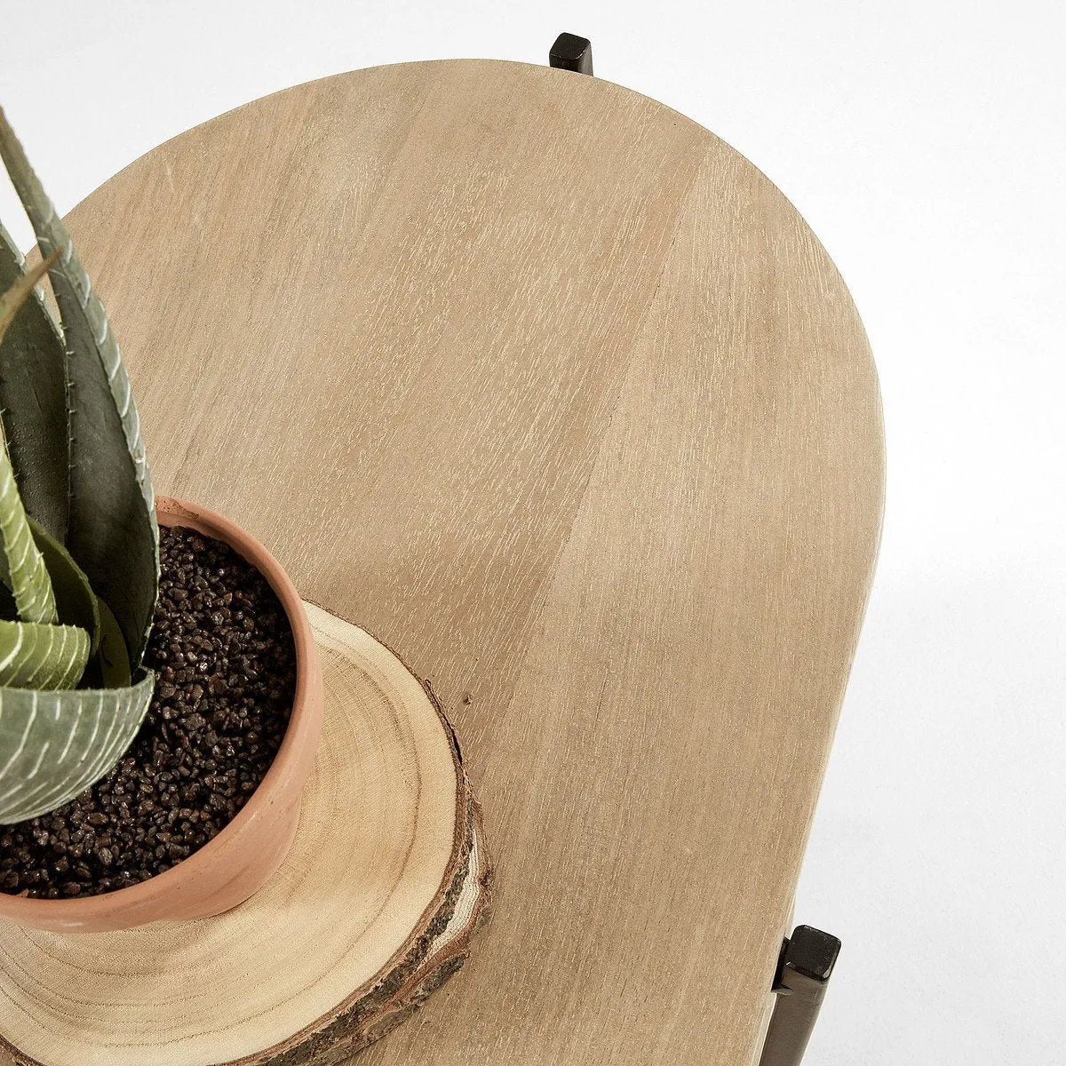 Paloma Ash Wood Console - Natural