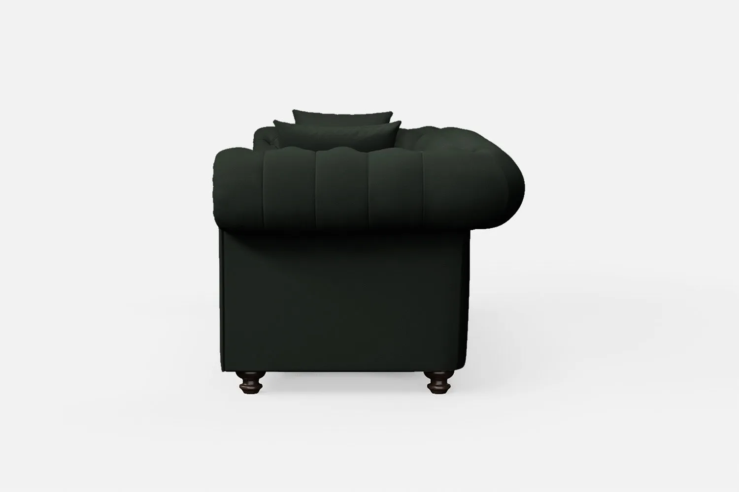 Pesaro 3 Seater Sofa Green Leather