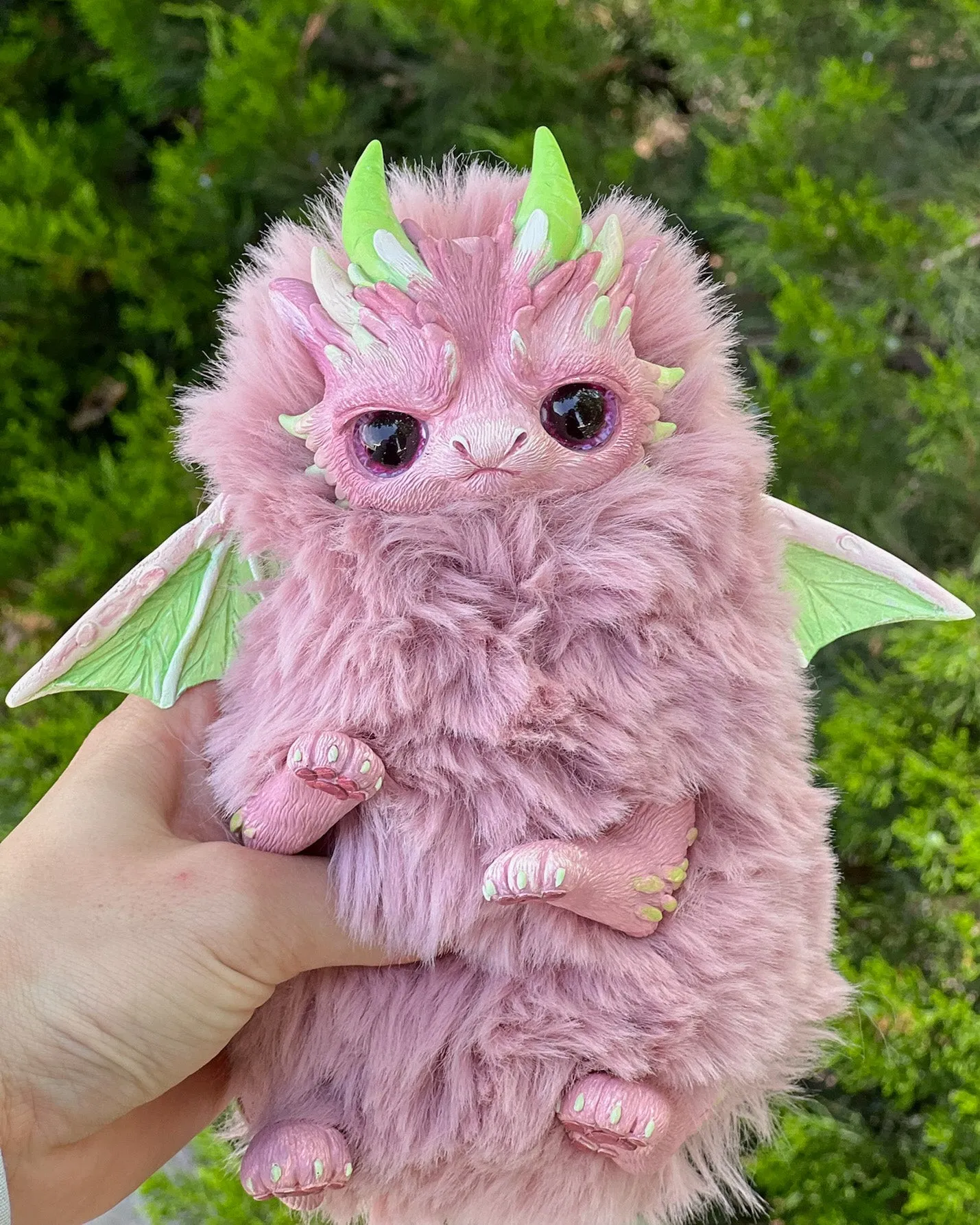 Pink Grumpy dragon