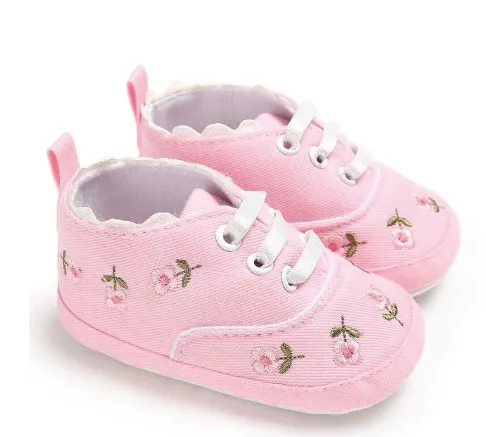 Roselie Embroidered Baby Shoe