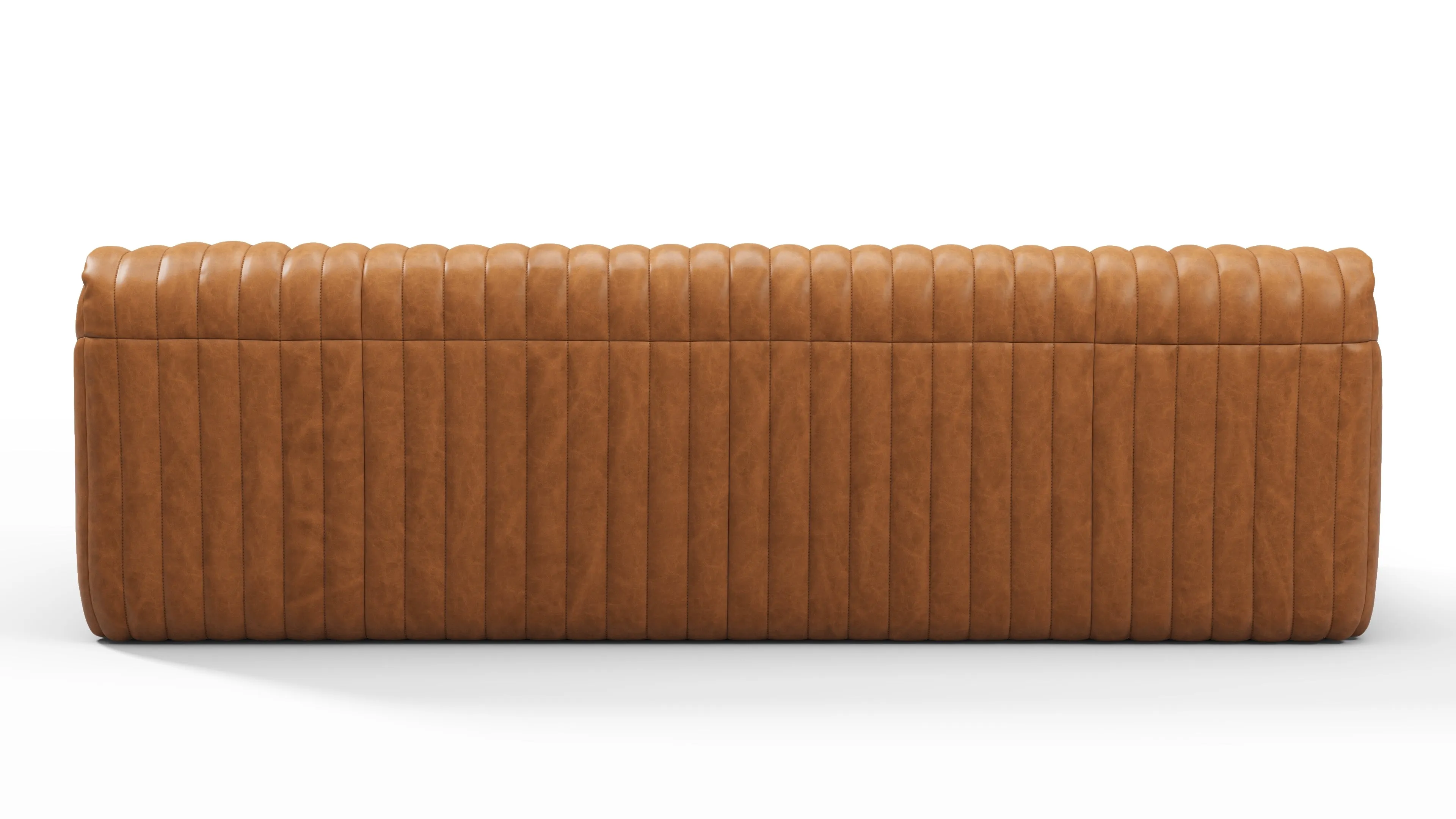 Sandra - Sandra Three Seater Sofa, Distressed Brown Premium Leather