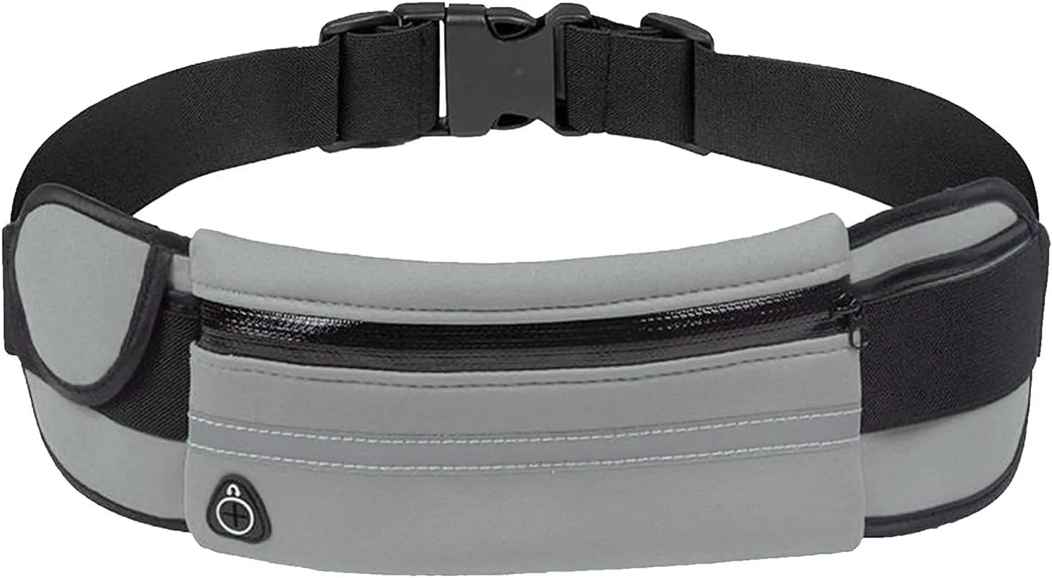 Slim Running Belt, Waterproof Fanny Pack for Men,Phone Holder for Running,Reflective Waist Bag for Men,Runners Belt Pouch,Money Belt,Waist Pack for Running Camping Workout Travel