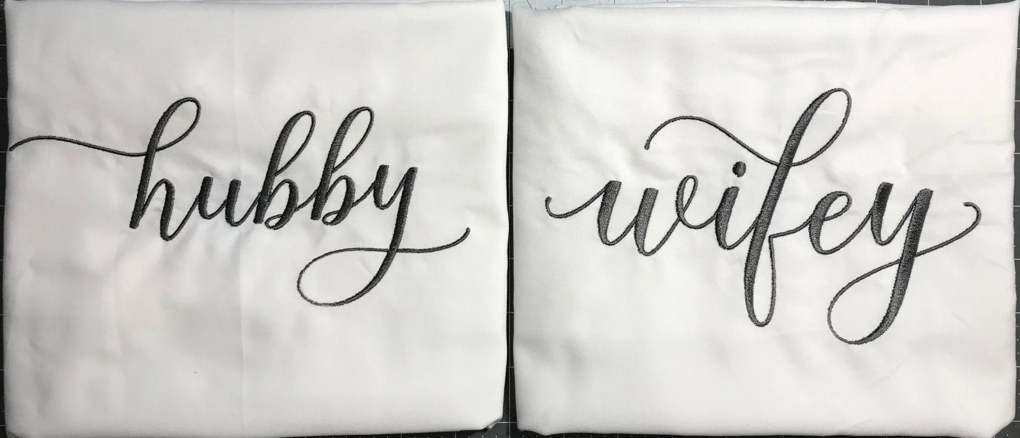 White Hubby Wifey Pillowcases, Wedding Gift.Anniversary Gifts,Bridal Shower Gift,Gifts for Couples